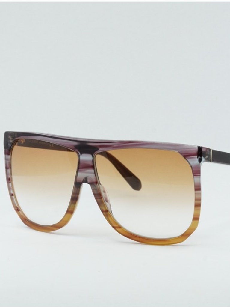 Loewe Lw40001i 83v Filipa Sunglasses Purple To Orange Gradient Square Frame